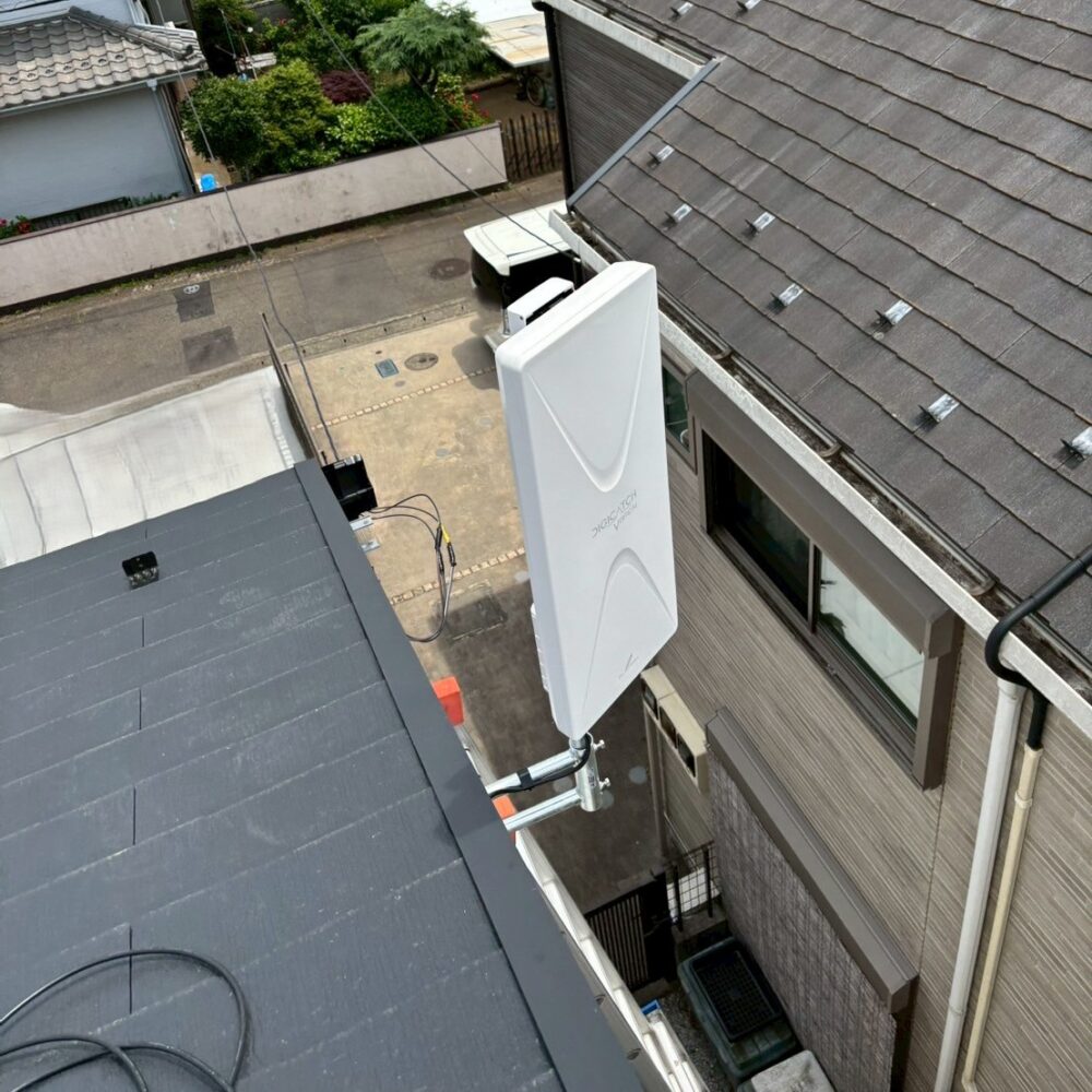 2025/6/4　神奈川県横浜市泉区　デザインアンテナ設置工事