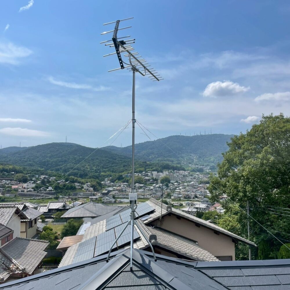 2025/6/27　奈良県生駒市　八木式アンテナ設置工事