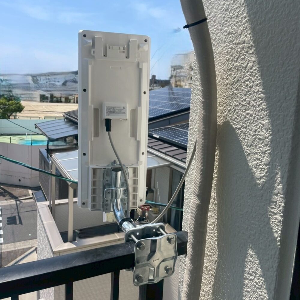 2025/7/6　大阪府大阪市住吉区　デザインアンテナ設置工事