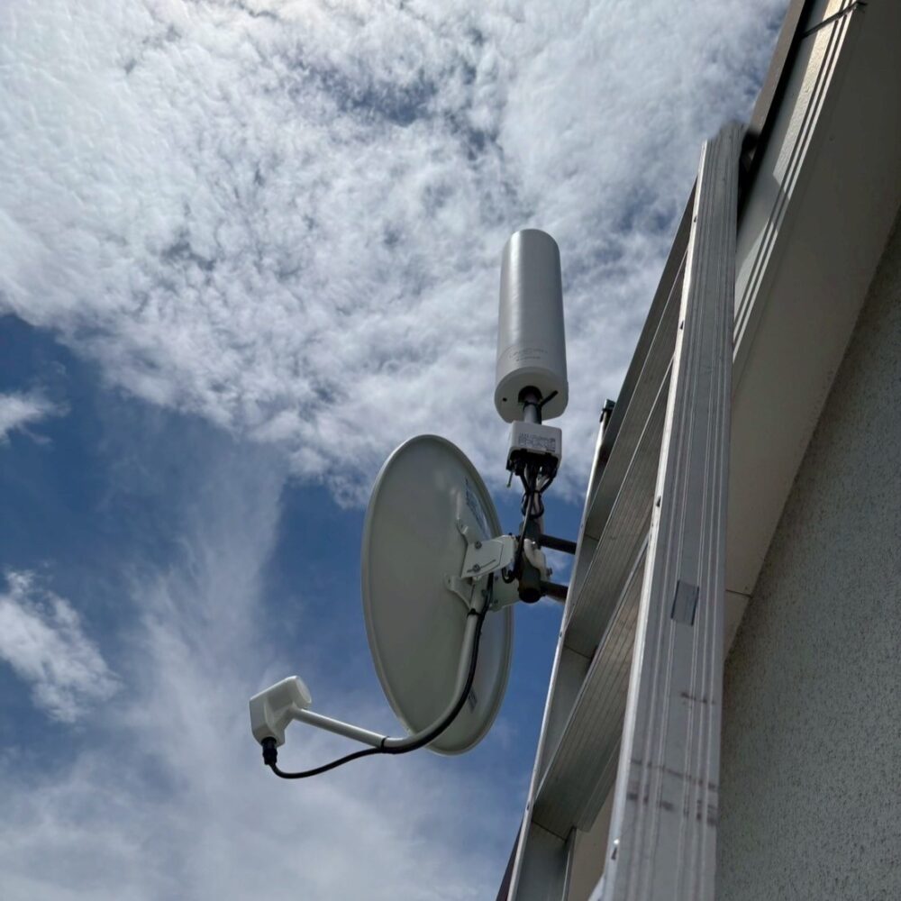 2025/7/3　東京都練馬区　ユニコーンアンテナと4K8K対応BSCSアンテナ交換工事