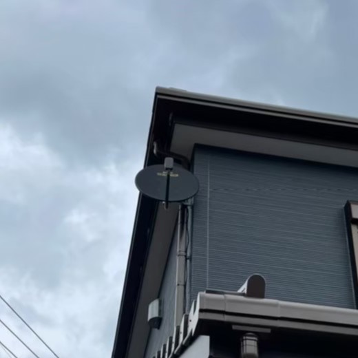 2025/9/11　福岡県北九州市若松区　4K8K対応BSCSアンテナ設置工事
