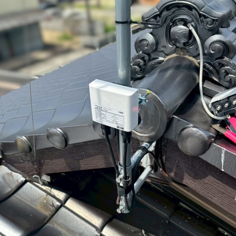 2025/10/11 福岡県鞍手郡小竹町 ブースター交換工事