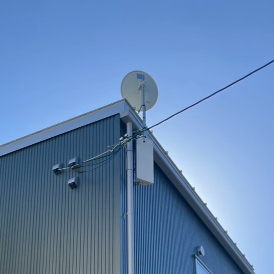 2025/10/20 京都府京田辺市 デザインアンテナと4K8K対応BSCSアンテナ設置工事