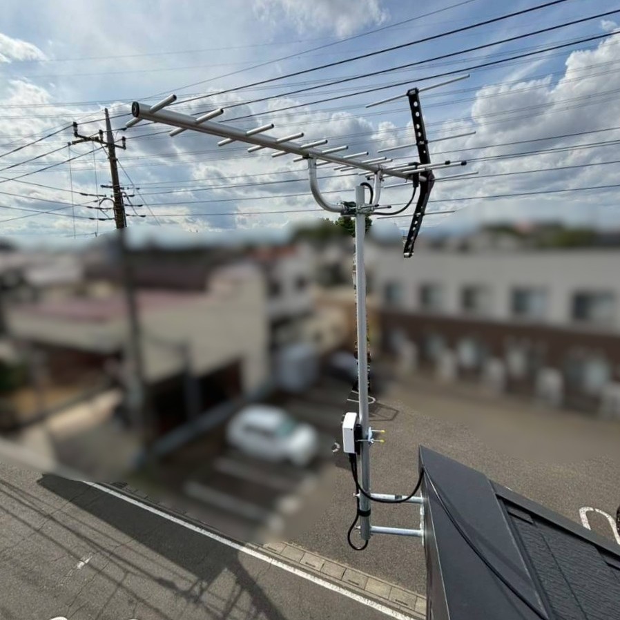 2025/10/14 埼玉県川越市 八木式アンテナ設置工事