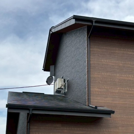 2025/12/10　栃木県栃木市　デザインアンテナと4K8K対応BSCSアンテナ設置工事