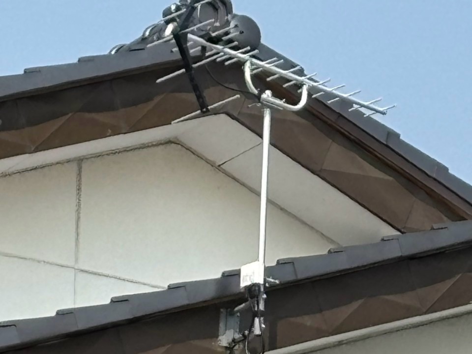 2026/4/16　栃木県河内郡上三河町　八木式アンテナ交換工事